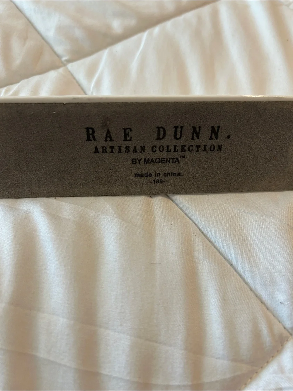 Rae Dunn White Ceramic 'Make Today Amazing' Desk Plaque